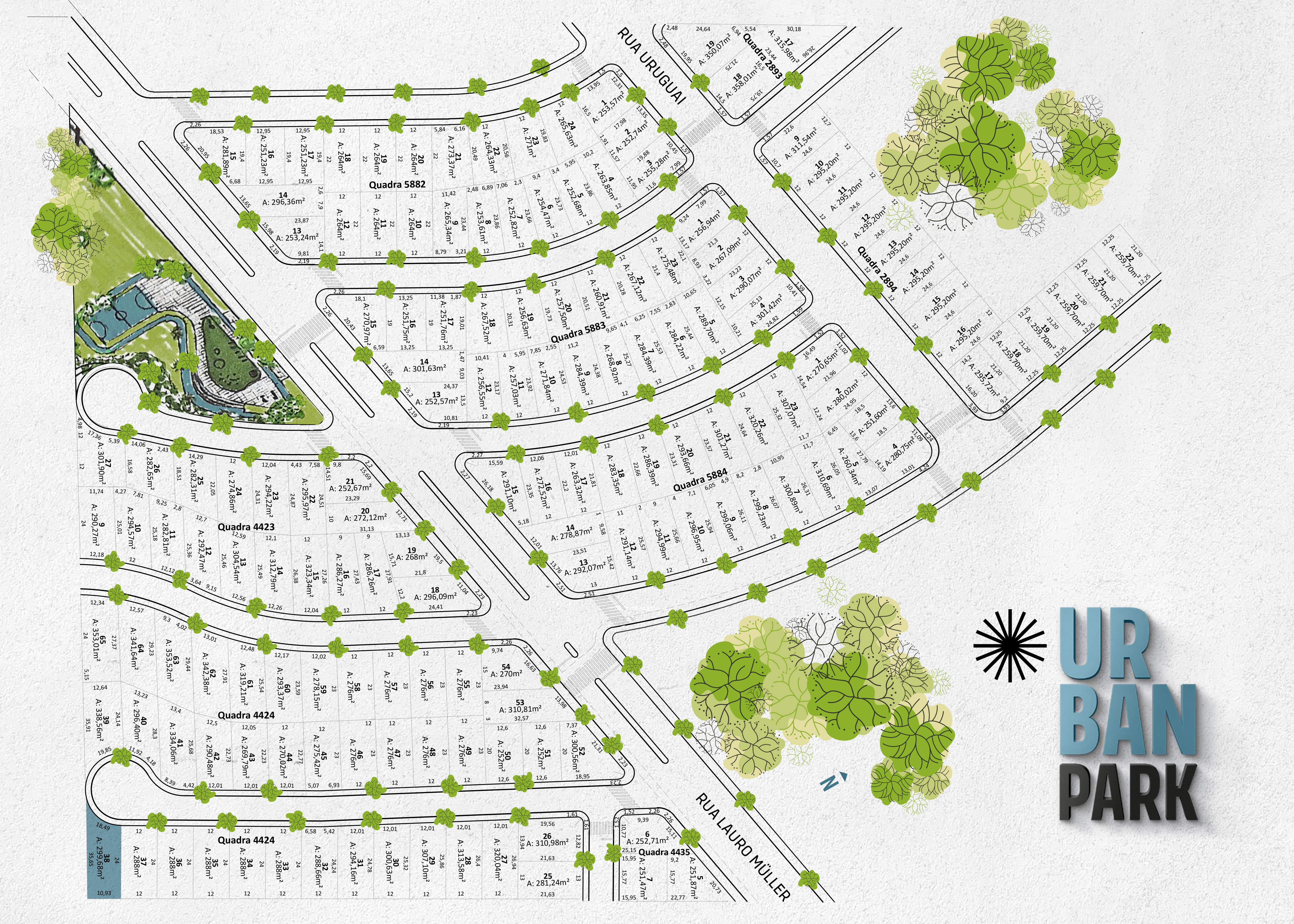 Terrenos metragens a partir de 252m&sup2;<br>
Valores a partir de R$ 220.000,00<br>
Entre em contato para consultar&nbsp;